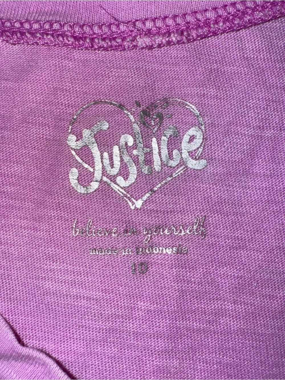 Lavender Purple Shirt Girl’s 10 Top Short Sleeve Tee Shirt T-Shirt Basic Summer